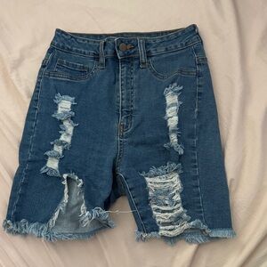 Fashion nova Distressed Denim Women Shorts